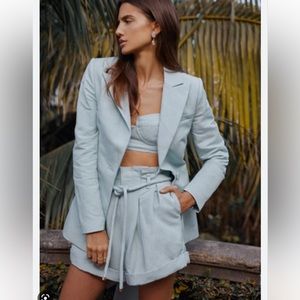 Significant other linen blazer